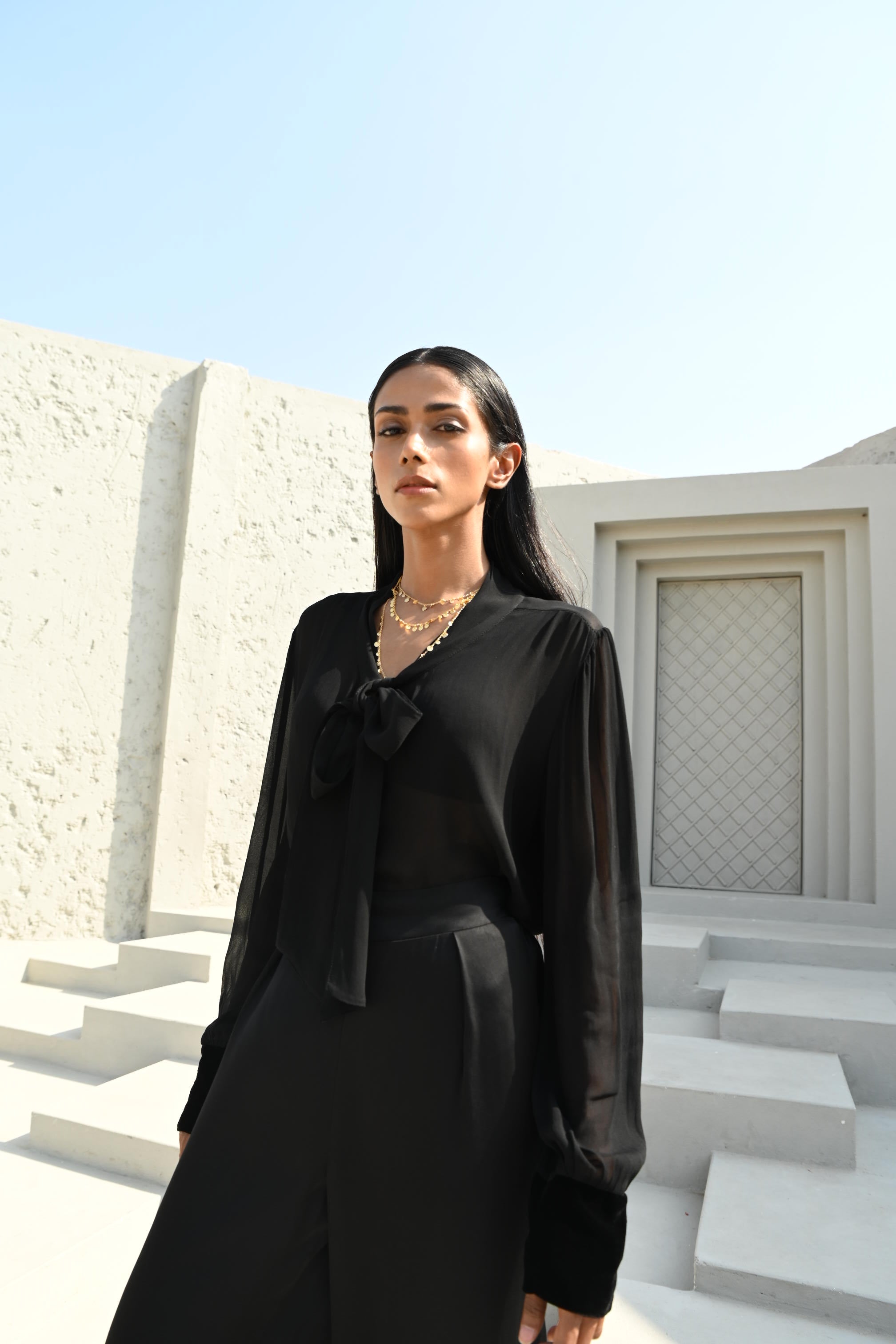 Bare Co-Ord Set Black