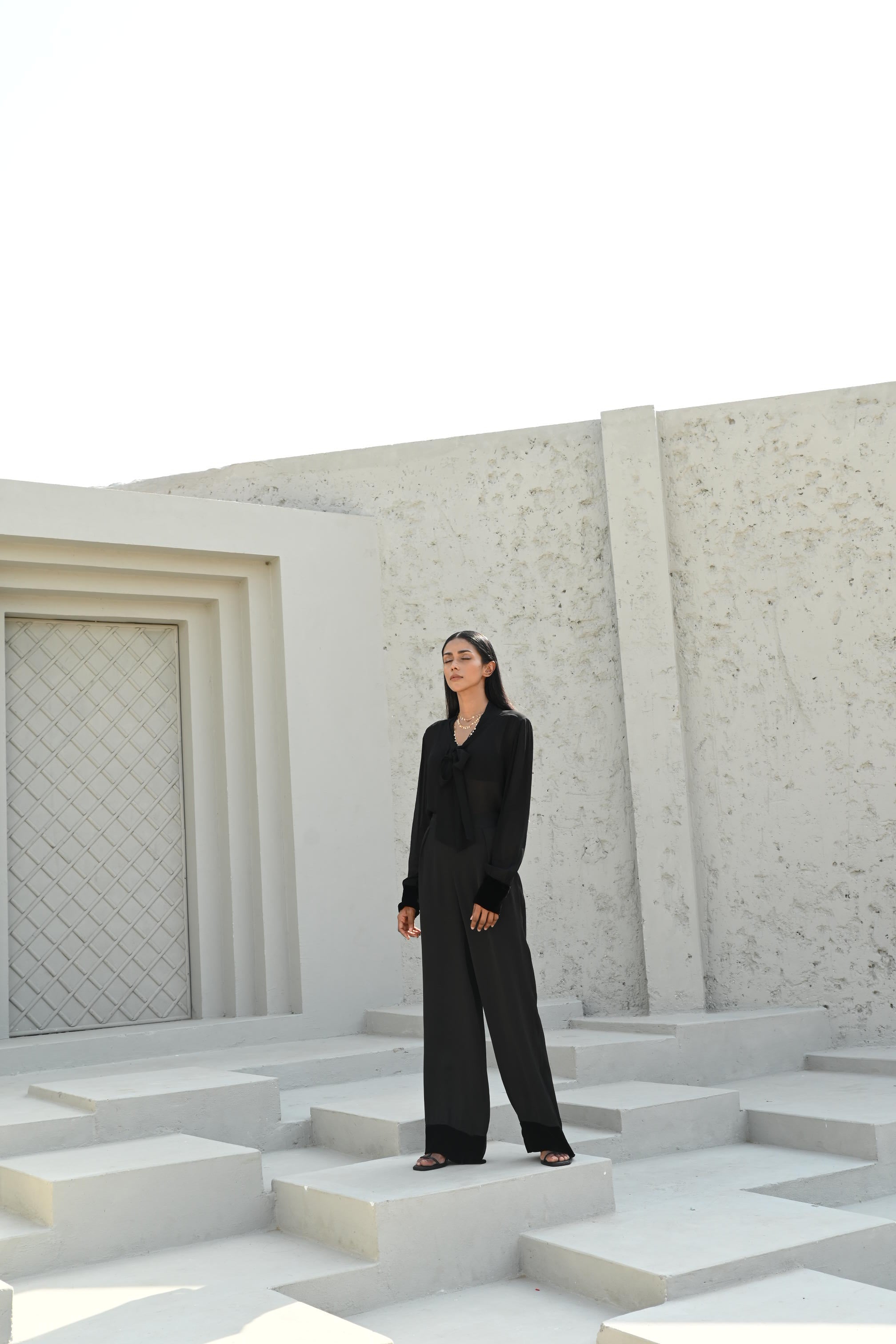 Bare Co-Ord Set Black