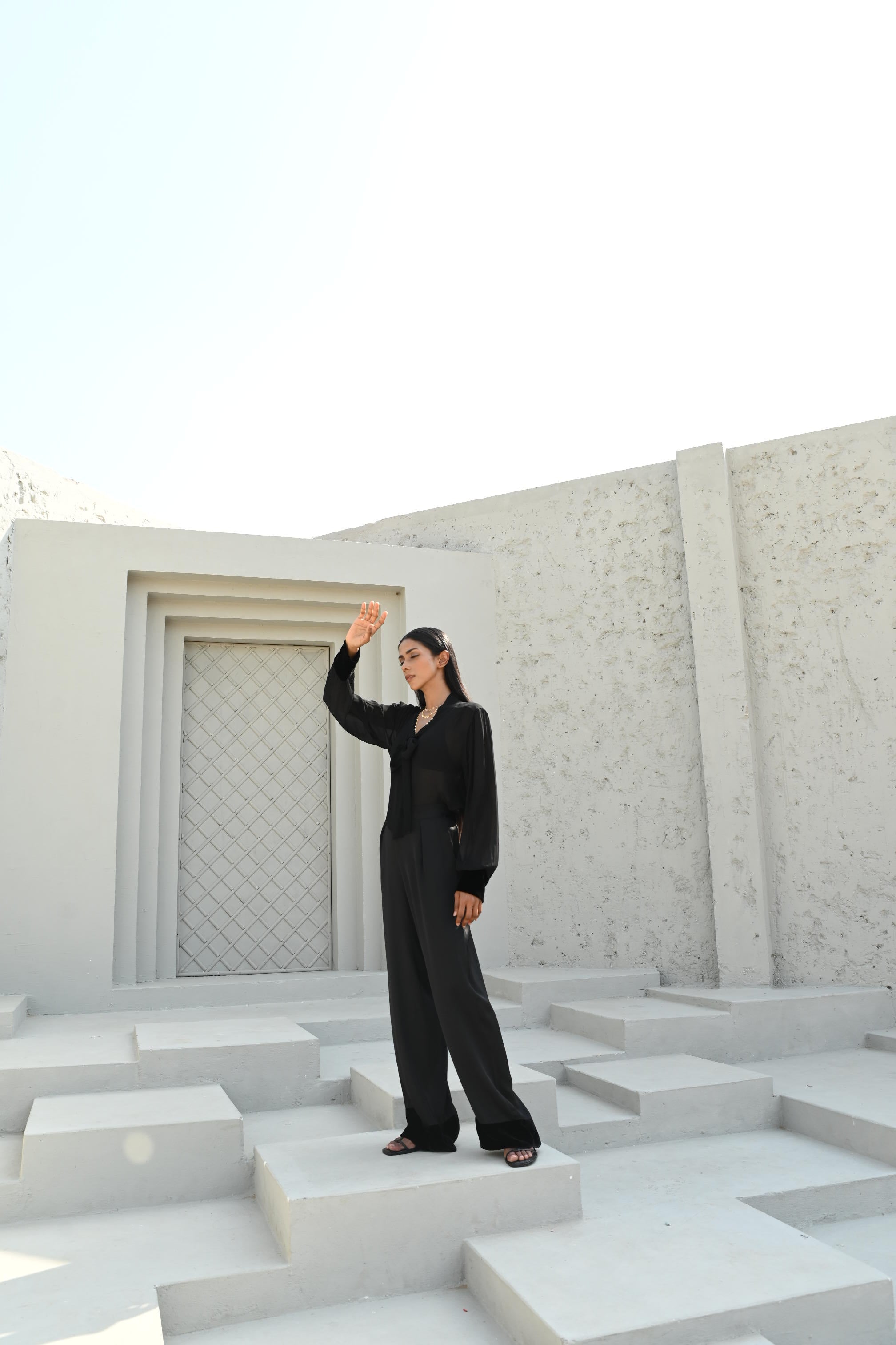 Bare Co-Ord Set Black