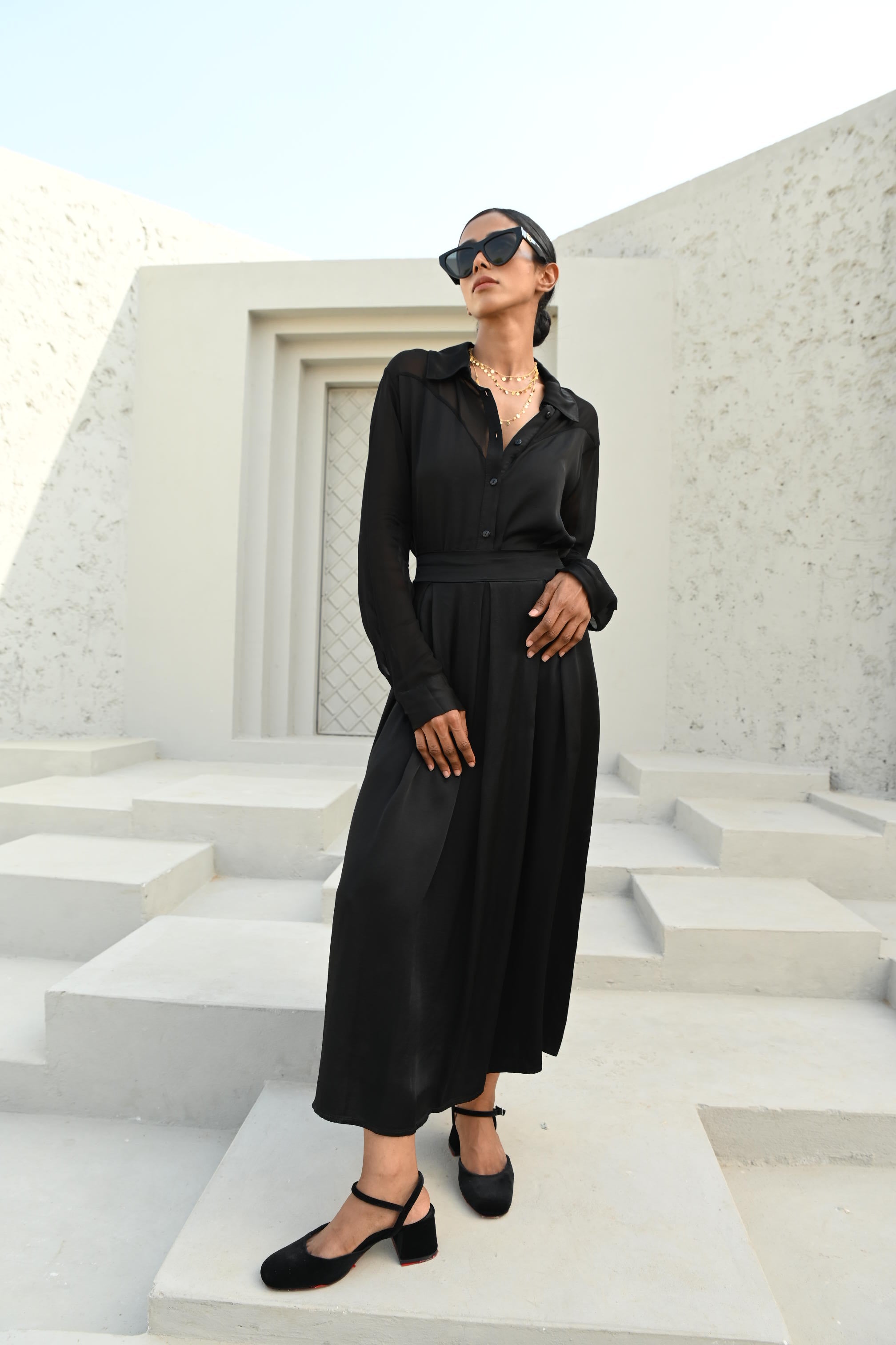 Ada Co-Ord Set Black