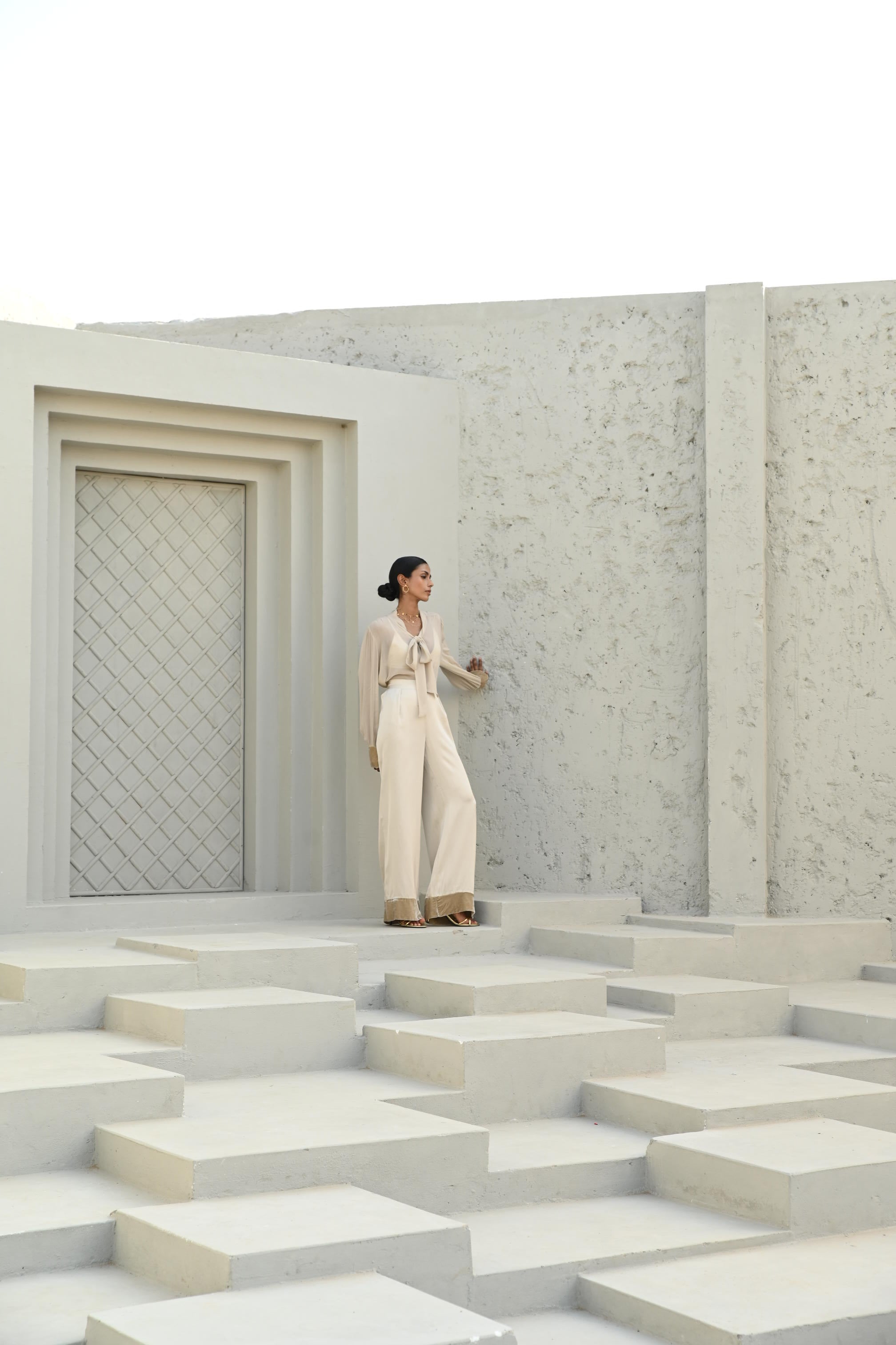 Bare Co-Ord Set Pearl