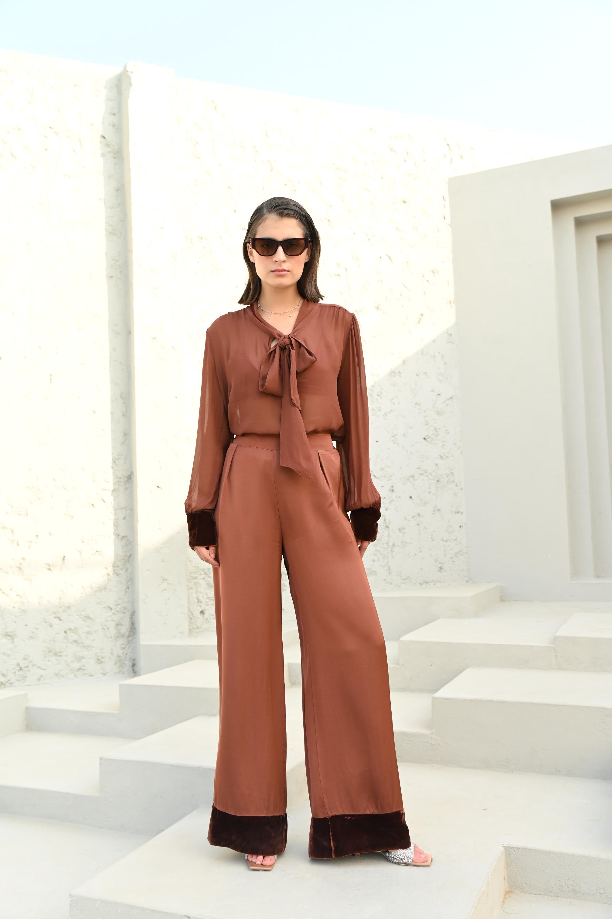 Bare Co-Ord Set Terra Rose