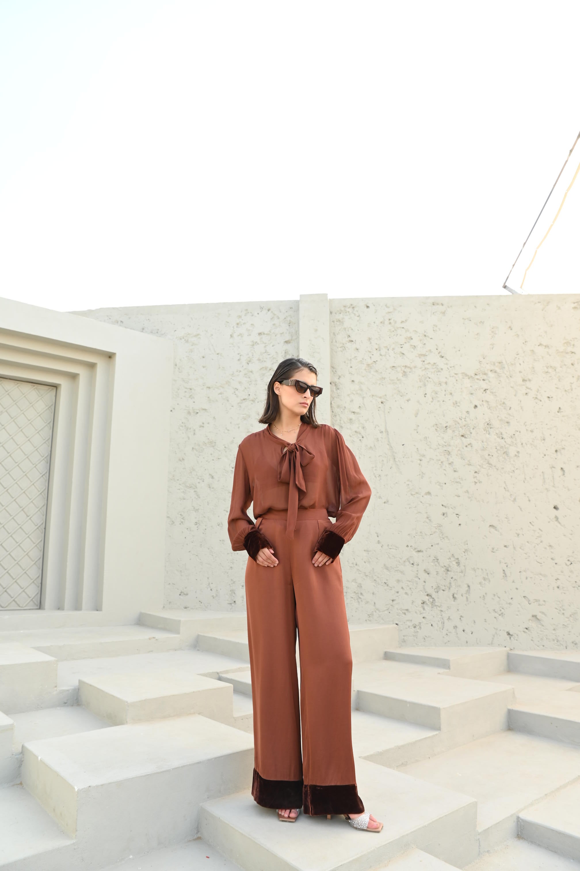 Bare Co-Ord Set Terra Rose