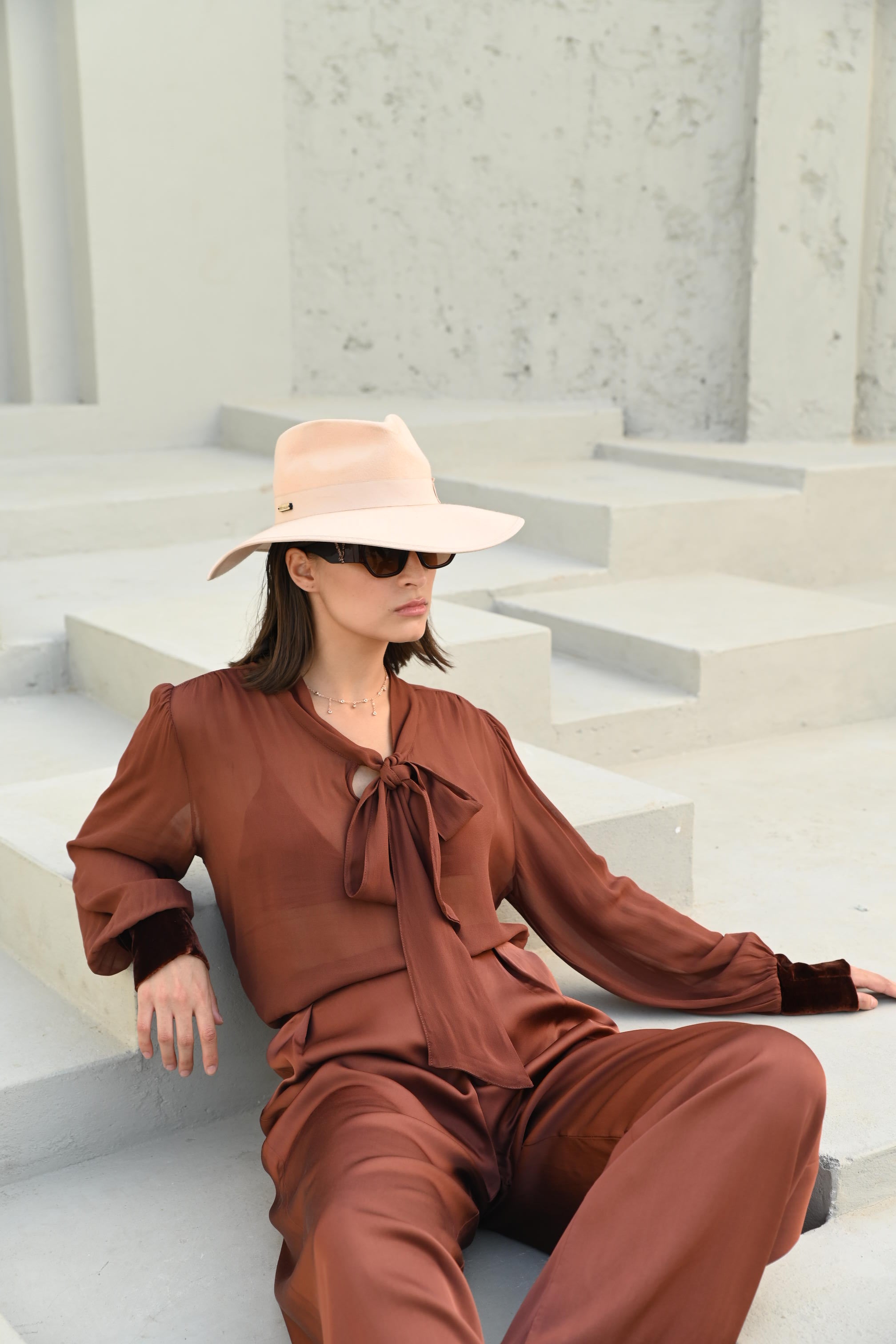 Bare Co-Ord Set Terra Rose