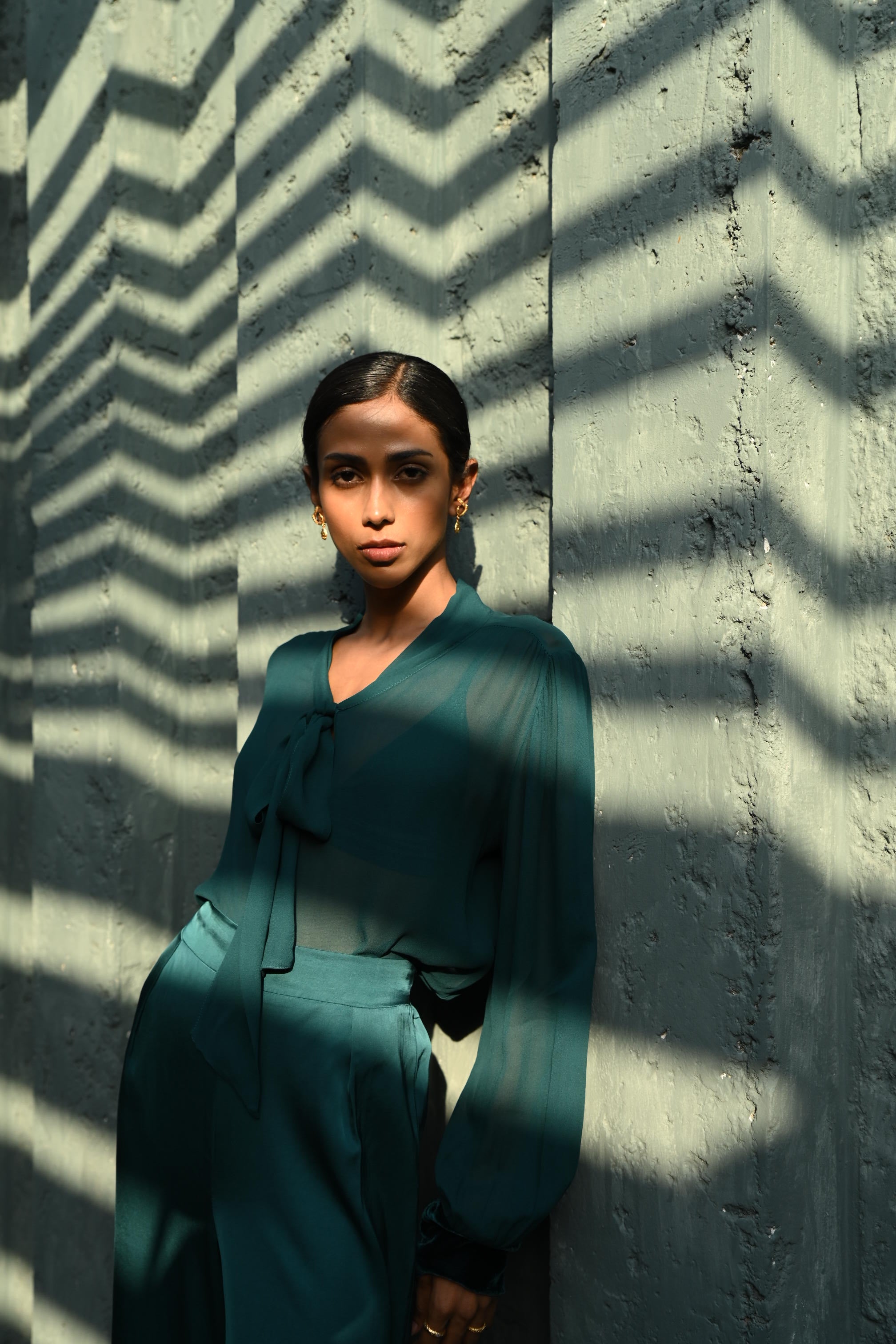 Bare Co-Ord Set Top Emerald