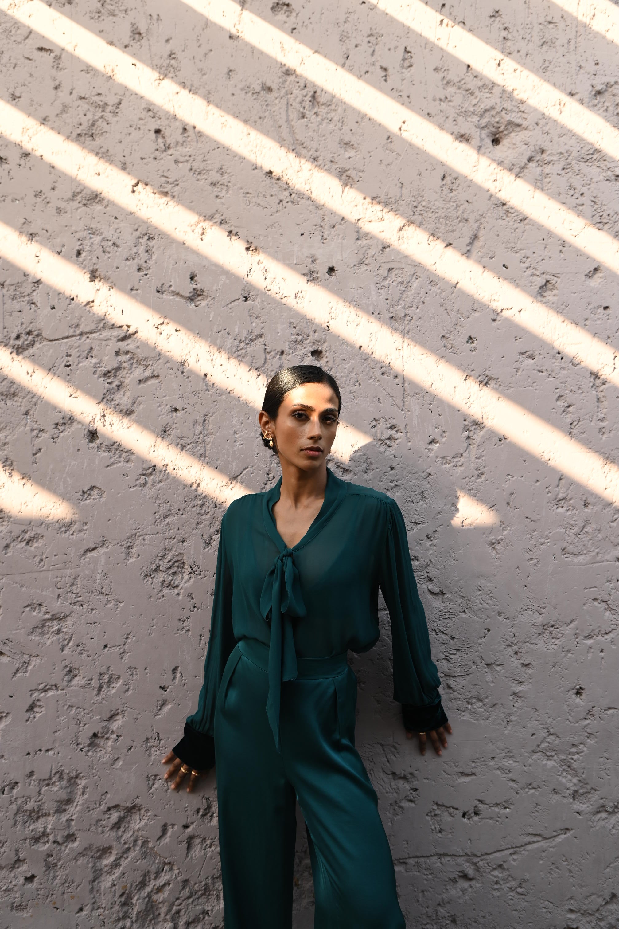 Bare Co-Ord Set Top Emerald