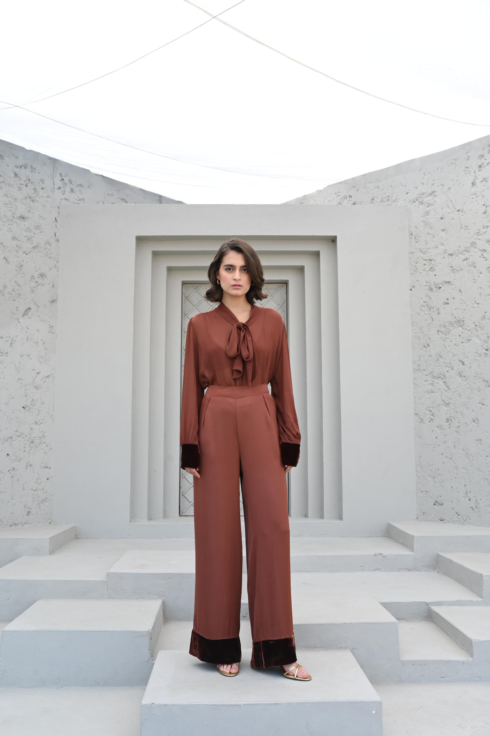 Bare Co-Ord Set Terra Rose