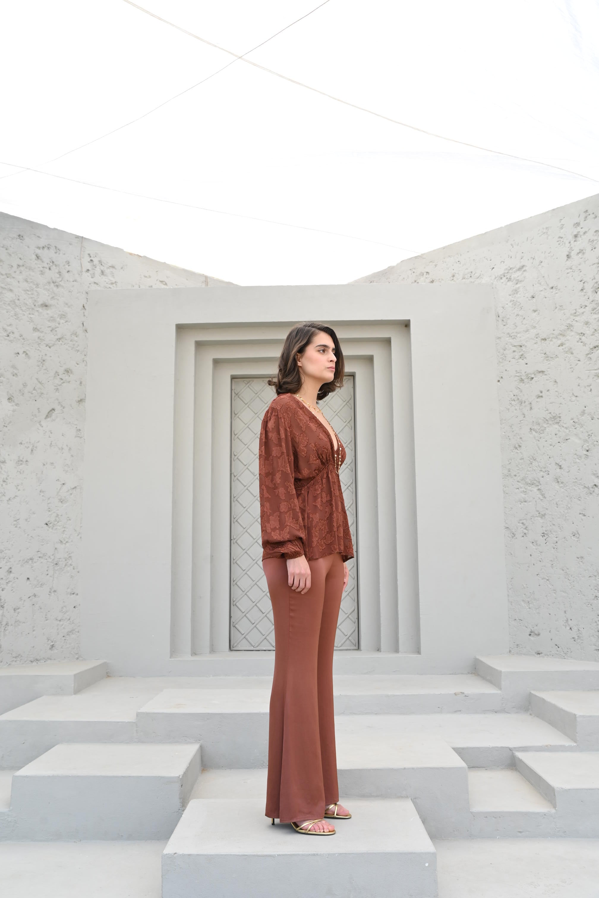 Amelie Co-Ord Set Terra Rose