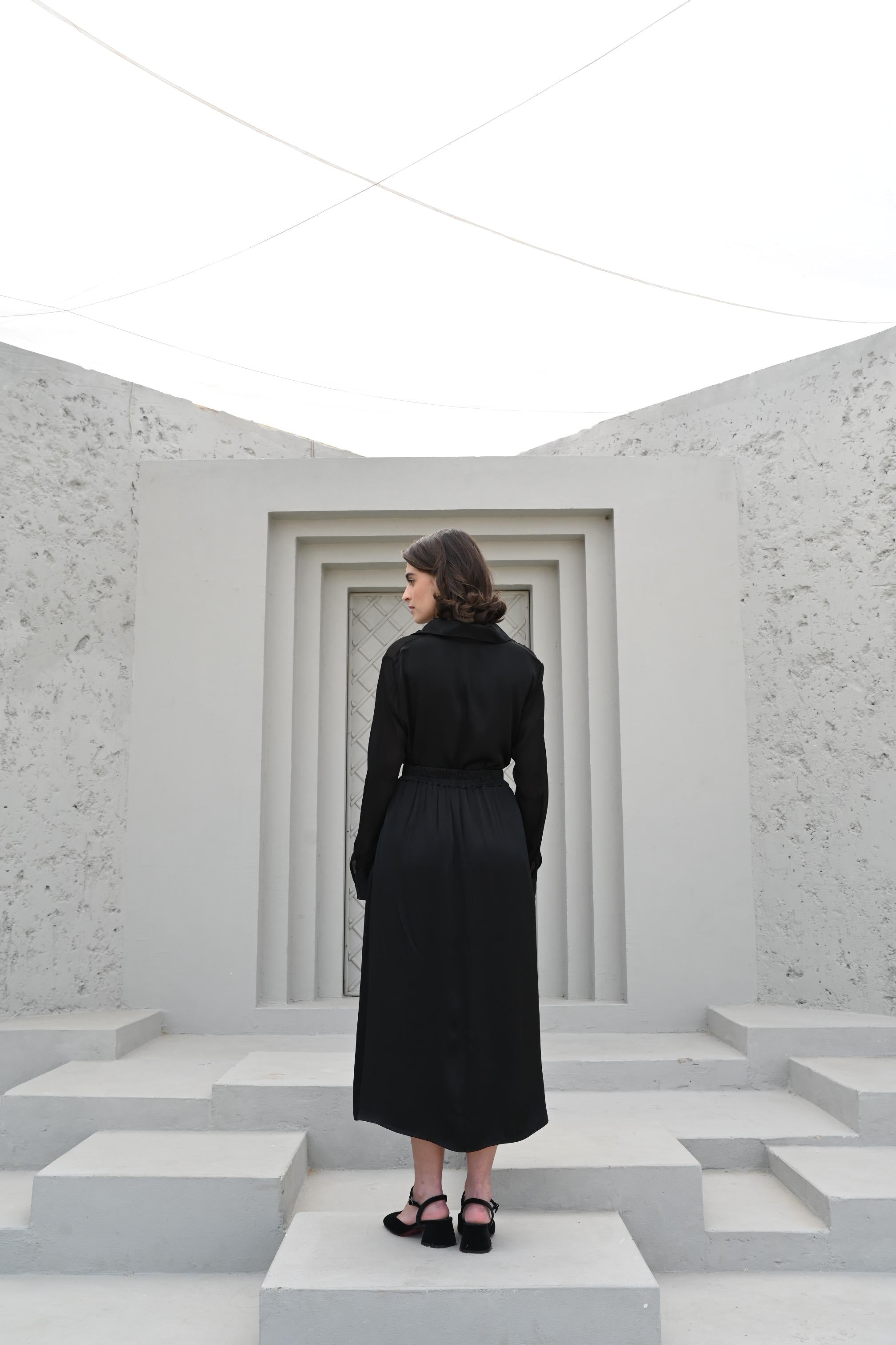 Ada Co-Ord Set Bottom Black